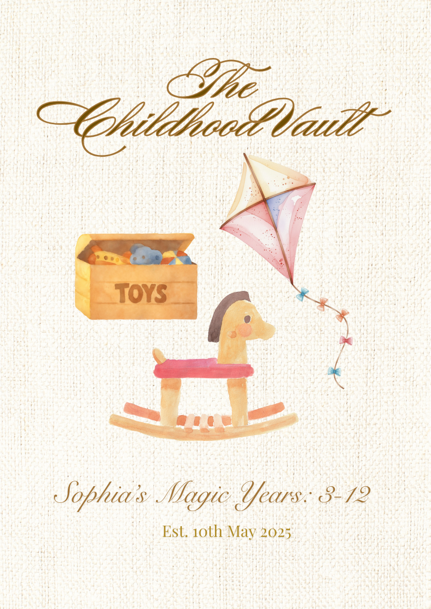 The Childhood Vault | Printable Memory Keepsake Book (107 pages)