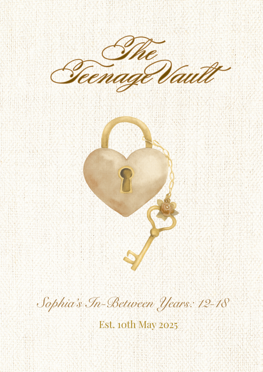 The Teenage Vault | Printable Memory Keepsake Book (104 pages)