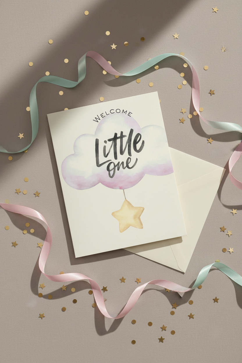 Happy Birthday flat lay