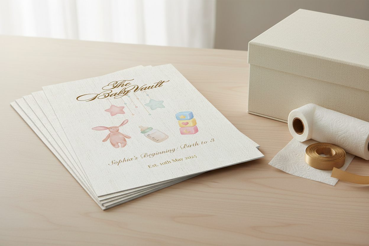 Stack of A4 Prints with Storage